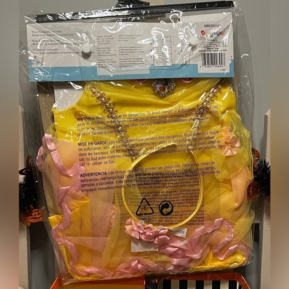 Disney Baby Belle Halloween Costume Size 1+ 12-18M - Picture 4 of 5